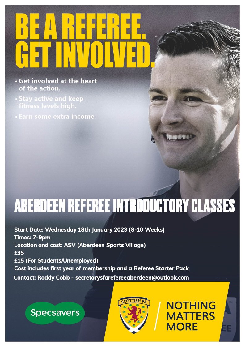 Aberdeen & District Referee Association tweet media