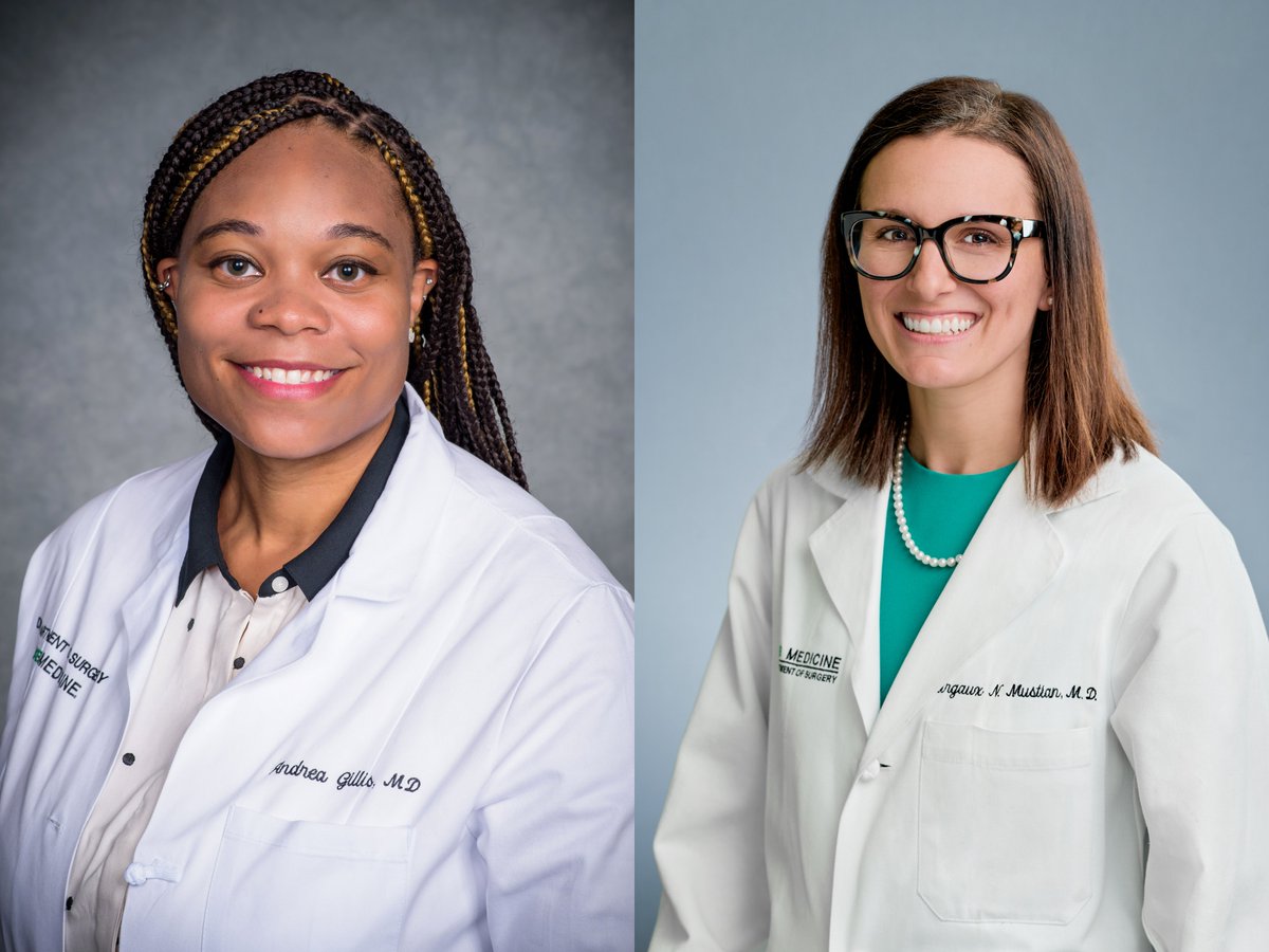 Congratulations to @DrAndreaGillis1 and Dr.<a href="/margauxnmustian/">Margaux Mustian</a> who are now serving as Associate Clerkship Directors for the Surgery Clerkship program!
 
Read more: go.uab.edu/3IIkSbW