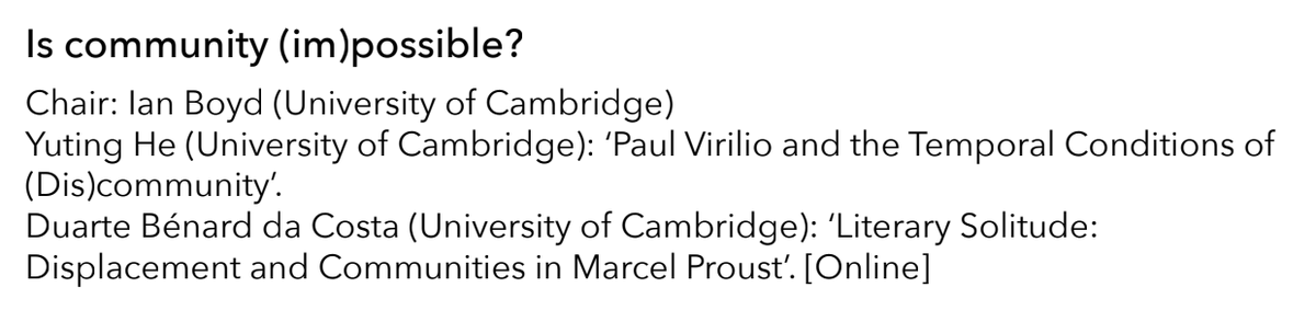 French Graduate Conference Cambridge tweet media