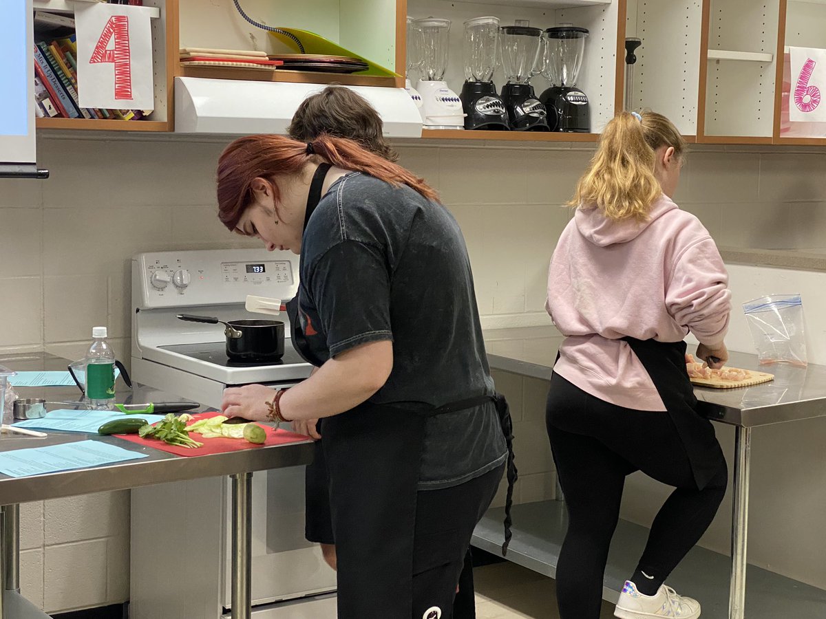 Traditional banh mi sandwiches are on the menu today. These kids are phenomenal in the kitchen. I’m so proud of their willingness to try new things! #PrettyCool #westnation #cte