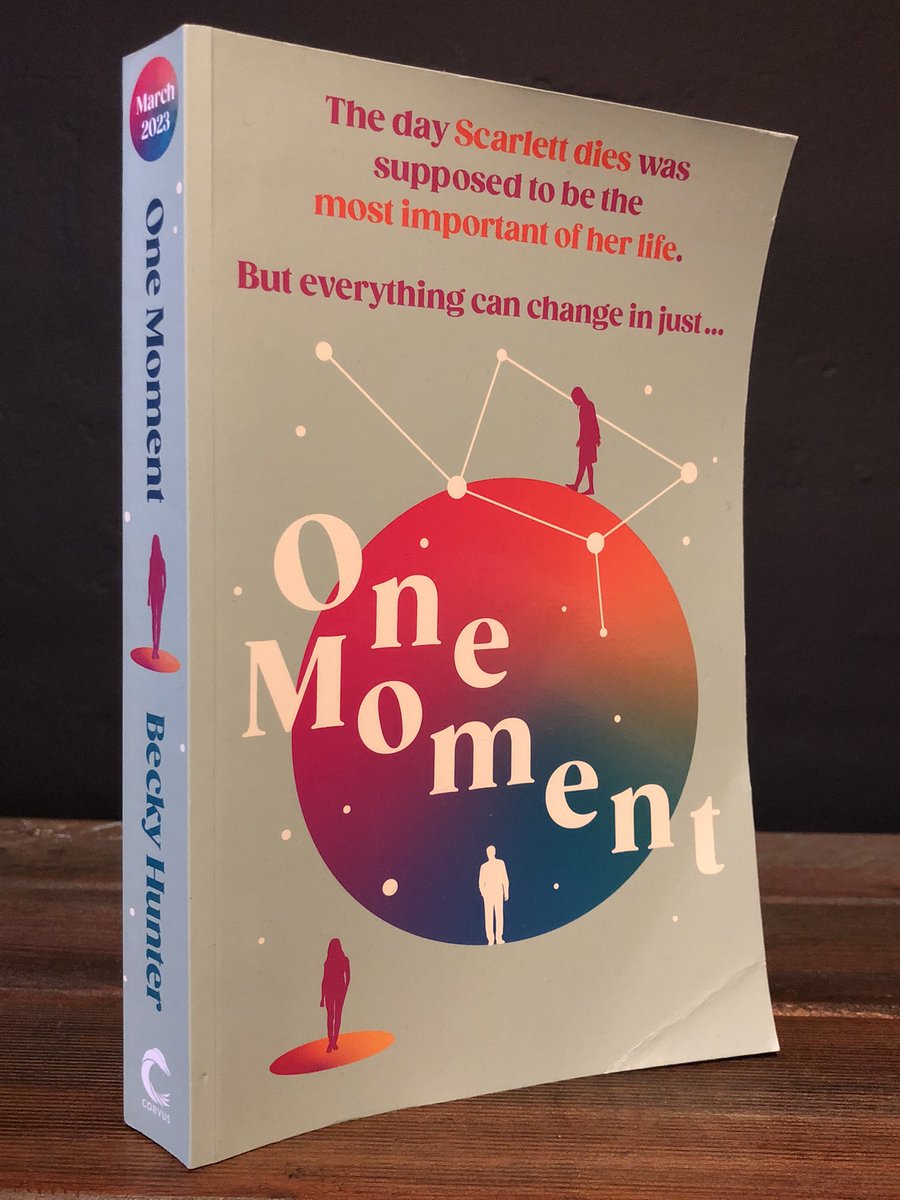 Matineegirl's tweet photo. *GIVEAWAY* 
I have kindly been given FIVE proof copies of the wonderful #OneMoment by @Bookish_Becky @CorvusBooks to give to readers. 
RT and follow to enter. 
UK only.
Ends 15/1/23
Good luck! https://t.co/0K71hjUQrK