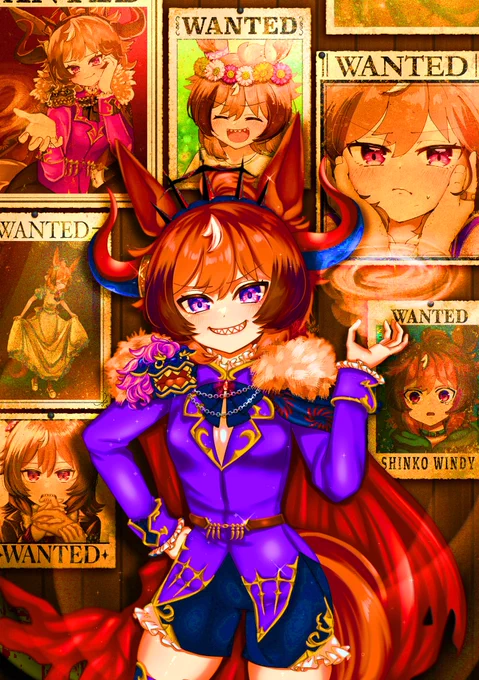 #絵を彩度100にすると超派手風邪ひいた時に見る夢 