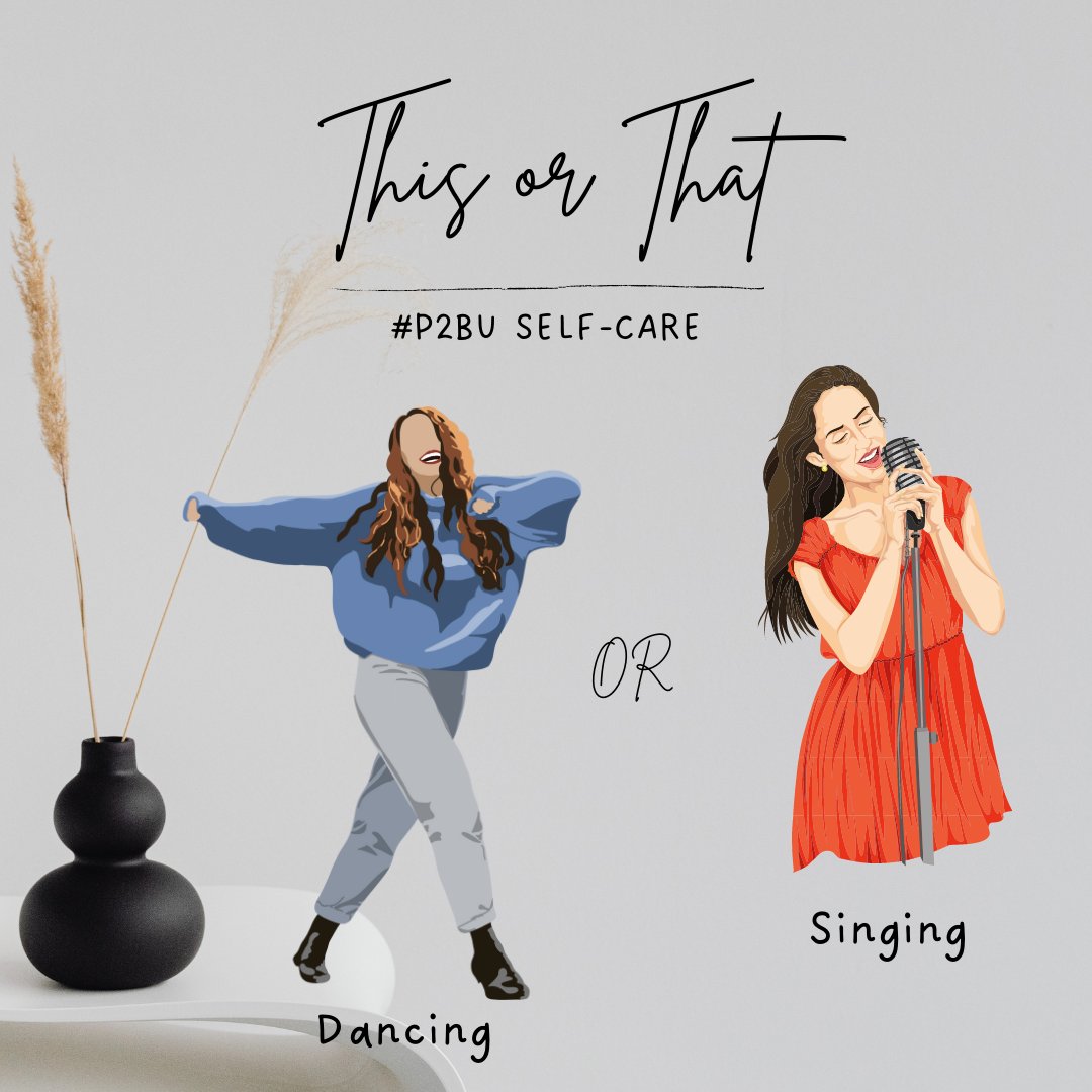 This or that Thursday - P2BU Self-Care Edition! 
What do you think? #p2bu #thisorthatthursday #selfcare