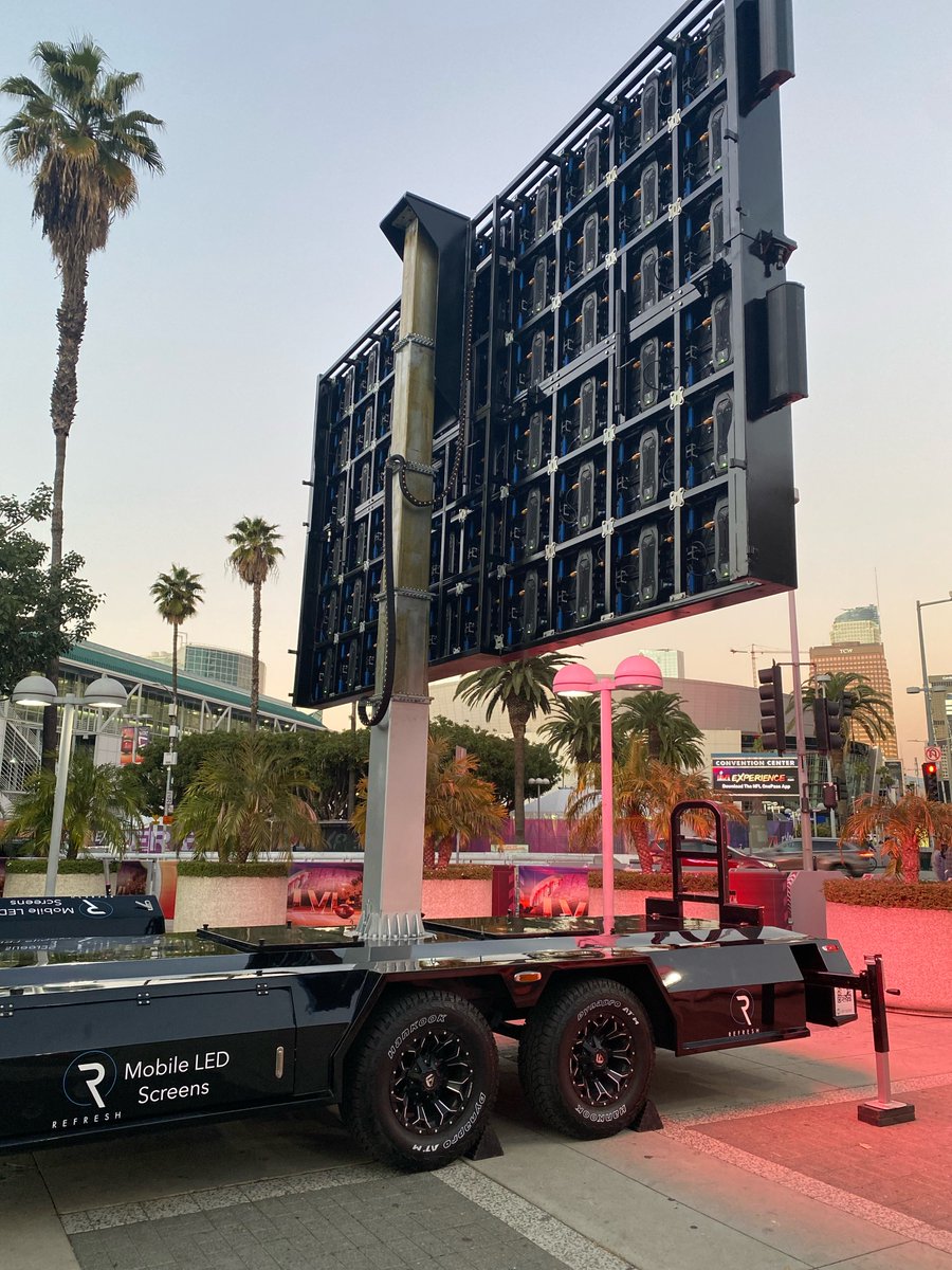 RefreshLED's tweet image. @RefreshLED Mobile was proud to serve the @nfl w/ @molecularmedia for the Super Bowl LVI Fan Experience @lacc &amp;amp; @LALIVE 
Product — 10’x16’ Refresh LED Trailer - @RefreshLED Outdoor Diamond 3.9mm pp 500x500mm - @novastartech Processing

#mobileledscreen

youtu.be/APvTmluqyBc
