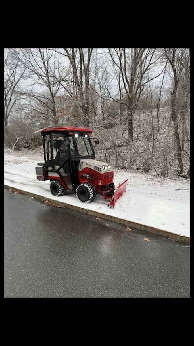 Breaking out the new equipment for the first plow of the year!