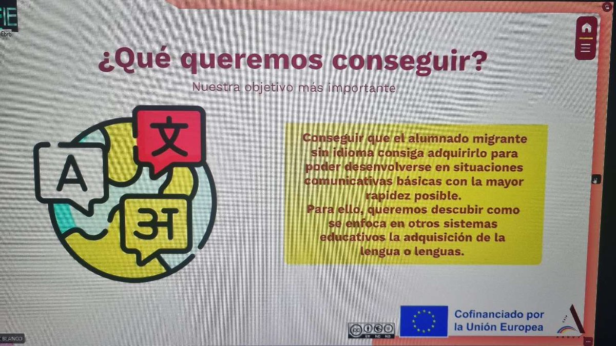 cfiemiranda's tweet photo. 🇪🇺 Jornada: Programas Europeos.  Erasmus+ (2021-2027)

👩🏻‍💻Segunda parte, con @laurahhcoco  y @FerIbBla de @colegioAnduva:

✅ Buenas prácticas y difusión de su KA122 Soka-MOAI

#internacionalizaCyL #formaciónCyL https://t.co/XMAmVUb9xh
