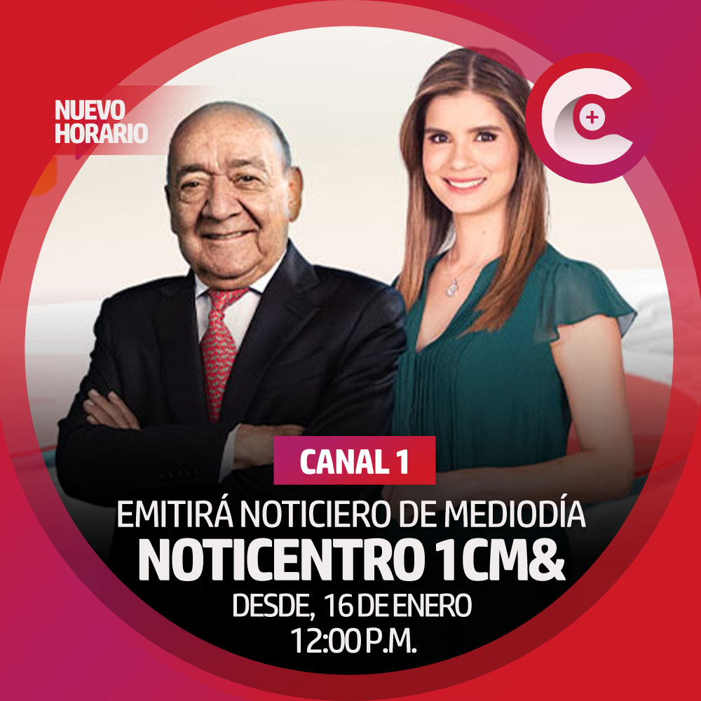 CentralPlusCo's tweet photo. #PhoenixMedia ya empieza a hacer cambios en #Canal1, con la extensión de la edición de mediodía de #Noticentro1CMI, que tendrá nuevo horario. Así mismo, se espera que la parte digital del noticiero se fortalezca. https://t.co/URZpUMZa1V