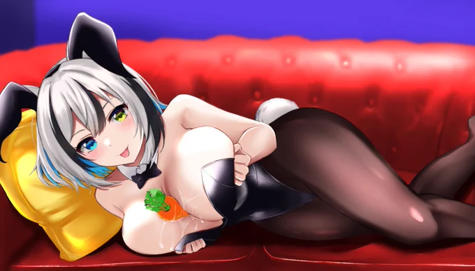 あけおめバニー #ほわいとたい画ー 