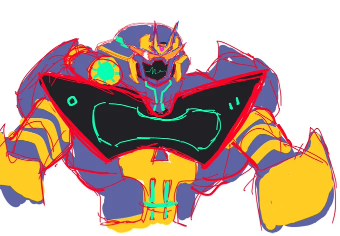 Also resharing my Gurren Lagann lookin' Soundwave design. 
