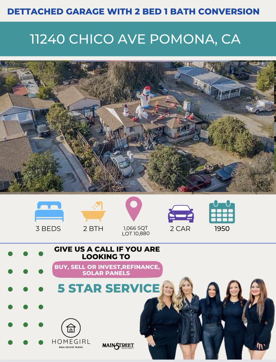 Listing Available in Pomona !!!
3 🛏| 2 🛁| 1,066 ⬛️👣| 2 🚘
Realtor : Marcela Herrera 
#homeforsale #NewListing #pomona #mainstreetrealtors