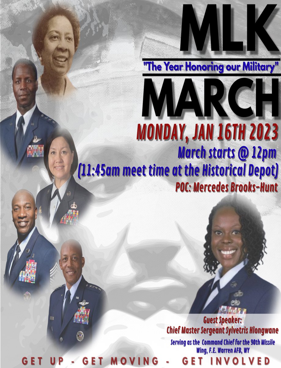 There will be an MLK March this Monday!