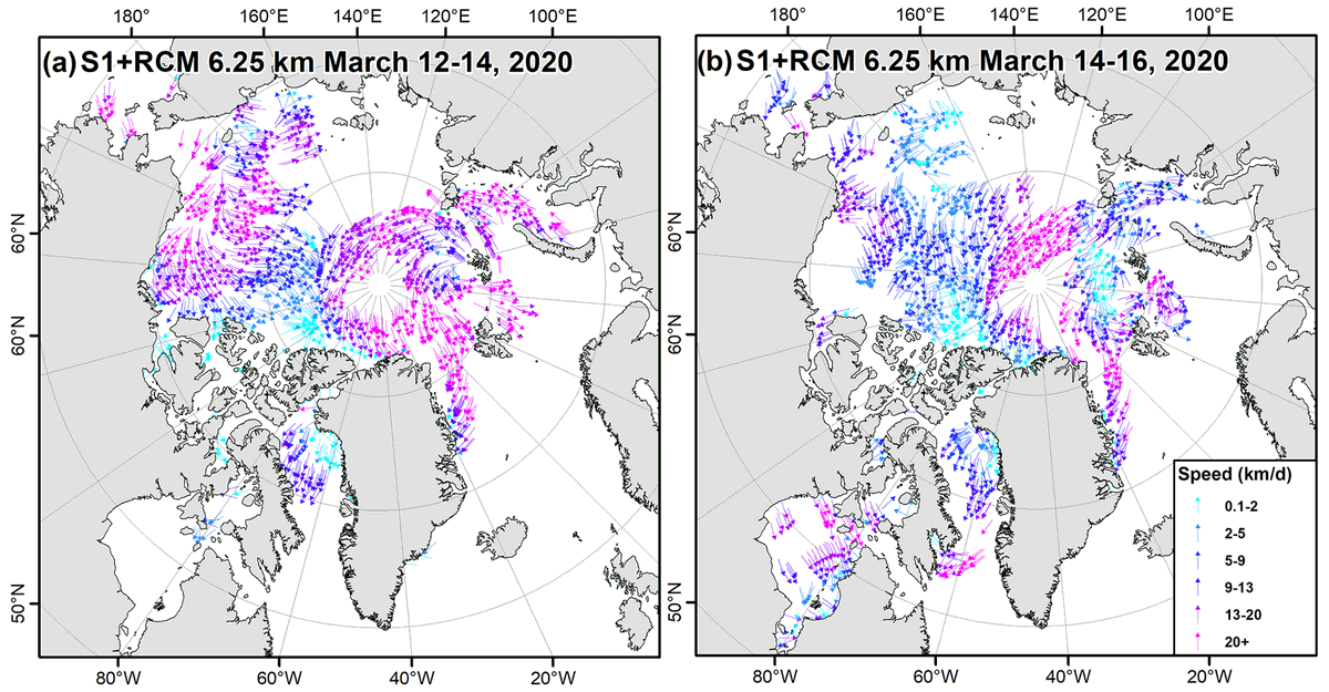 Looking for a sea ice motion product from #SAR? 👀catalogue.ec.gc.ca/geonetwork/srv…
Data available from March 2020