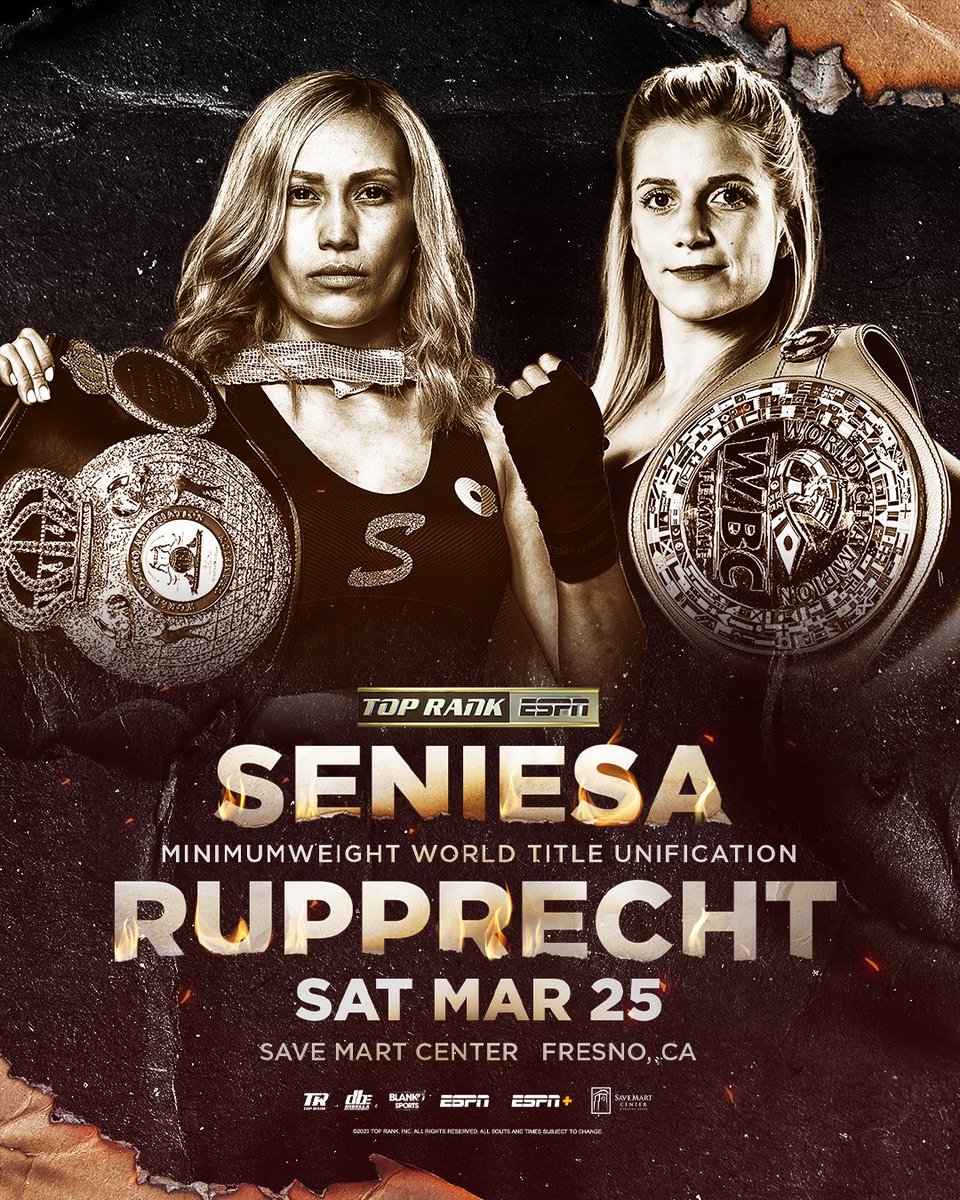trboxing's tweet photo. One of boxing's P4P queens is back 👑

@SeniesaEstrada &amp; Tina Rupprecht will collide in a Minimumweight world title unification 🏆🏆 https://t.co/XUgQHw5XQO