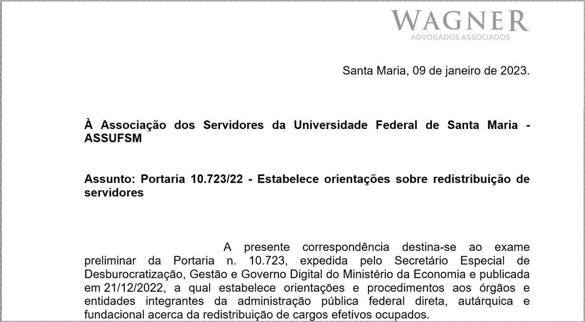 assufsm's tweet photo. ⚠ Portaria 10.723: Wagner Advogados Associados lança Nota Técnica falando riscos e contradições da portaria que estabelece a redistribuição de servidores(as)

📌 Leia a NT completa clicando em: https://t.co/4nTobSZtXT

#notatecnica #waa #portaria10723 #sindicalismo #assufsm https://t.co/qLmld4USZ2