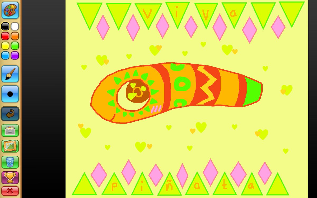 VivaPinataFacts's tweet photo. fun viva pinata fact #111:

not gonna lie the day after i announced i will b more active i got sick as fuuck but here is a stupid whirlm i drew in animal jam https://t.co/Yd2iJIzJqQ