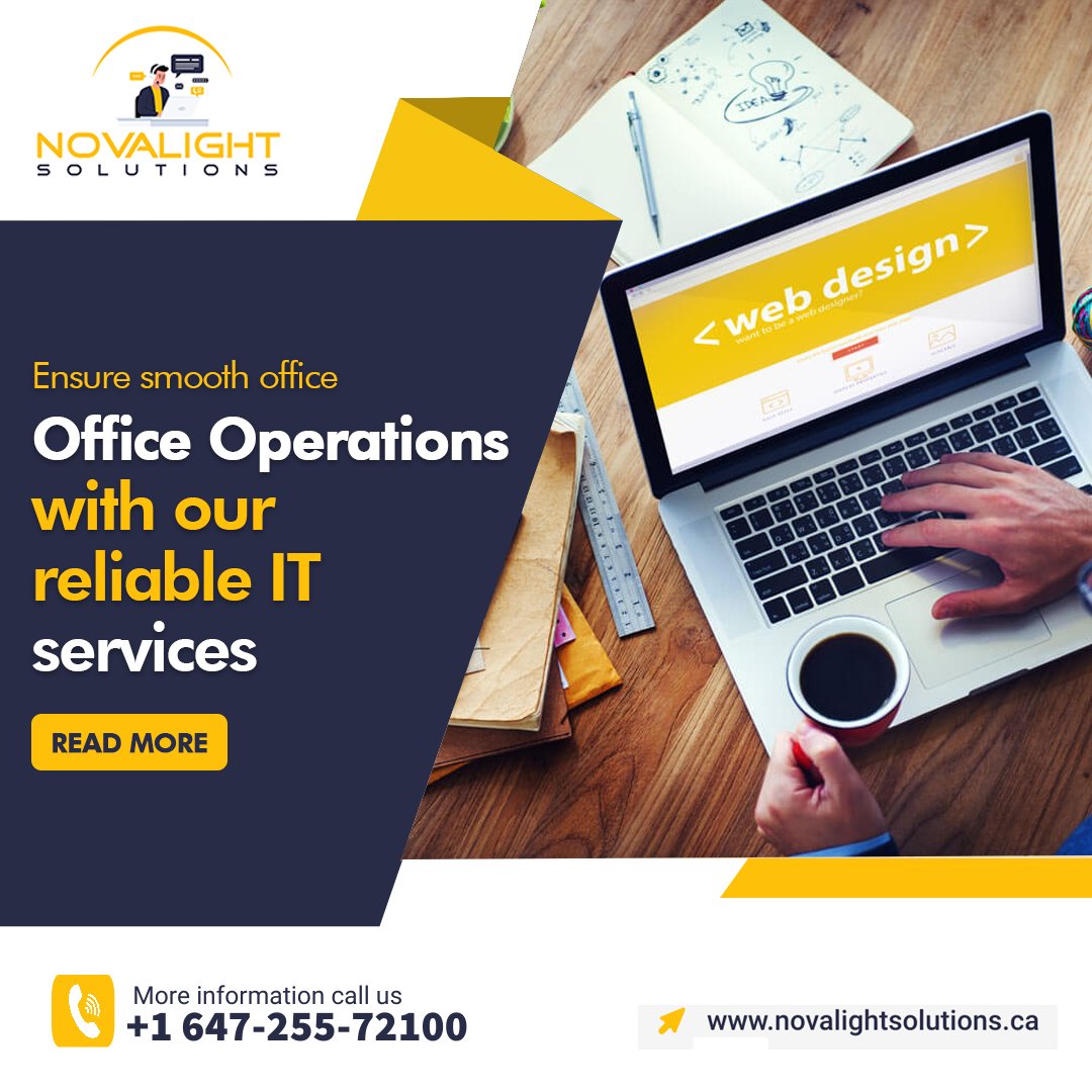 Ensure smooth office operations with our reliable IT services! From computer maintenance to network security, we have you covered. 

#NovalightSolutions #SalesBoost #Hardware #BusinessGrowth #ITservices #officesolutions #technology