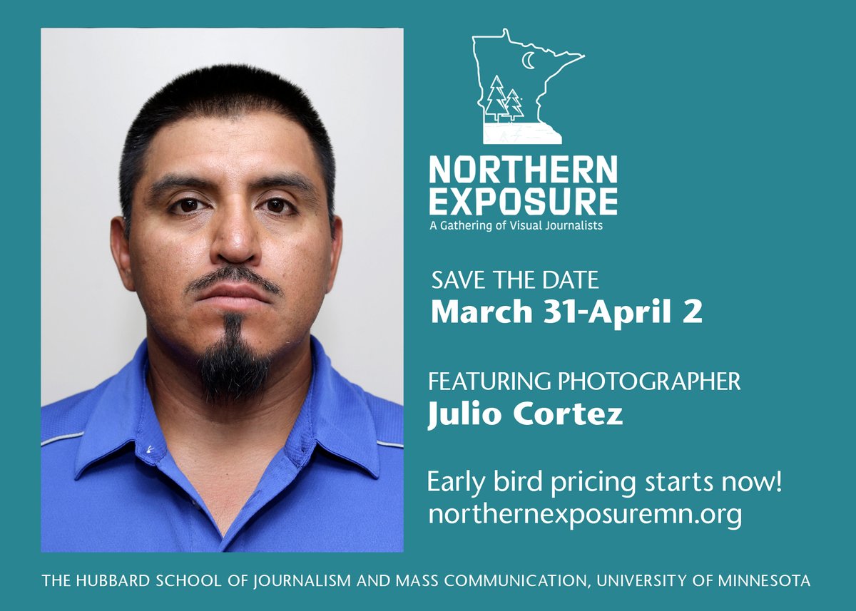 And... announcing <a href="/JulioCortez_AP/">Julio Cortez</a> will be joining us for Northern Exposure March 31-April 2 in Minneapolis <a href="/UMN_HSJMC/">Hubbard SJMC</a>. Sign up now -- it's going to be a great weekend! bit.ly/2KzZ95Y