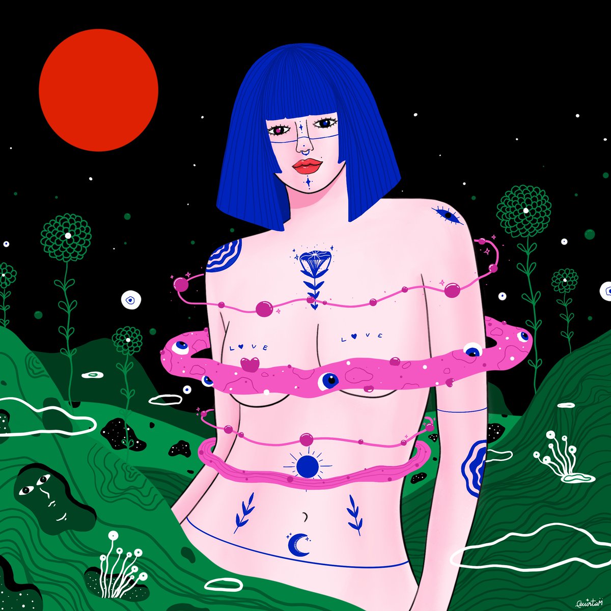 QuintaM on #Algorand 

Please like and retweet

dartroom.xyz/artists/quintam

Follow: <a href="/quintamf/">✹QuintaM✹</a> 

#WomenInNFTs #Womenofalgo #Algo #algofam 
#NFTart $Algo #NFTartist #NFT #NFTs #Art