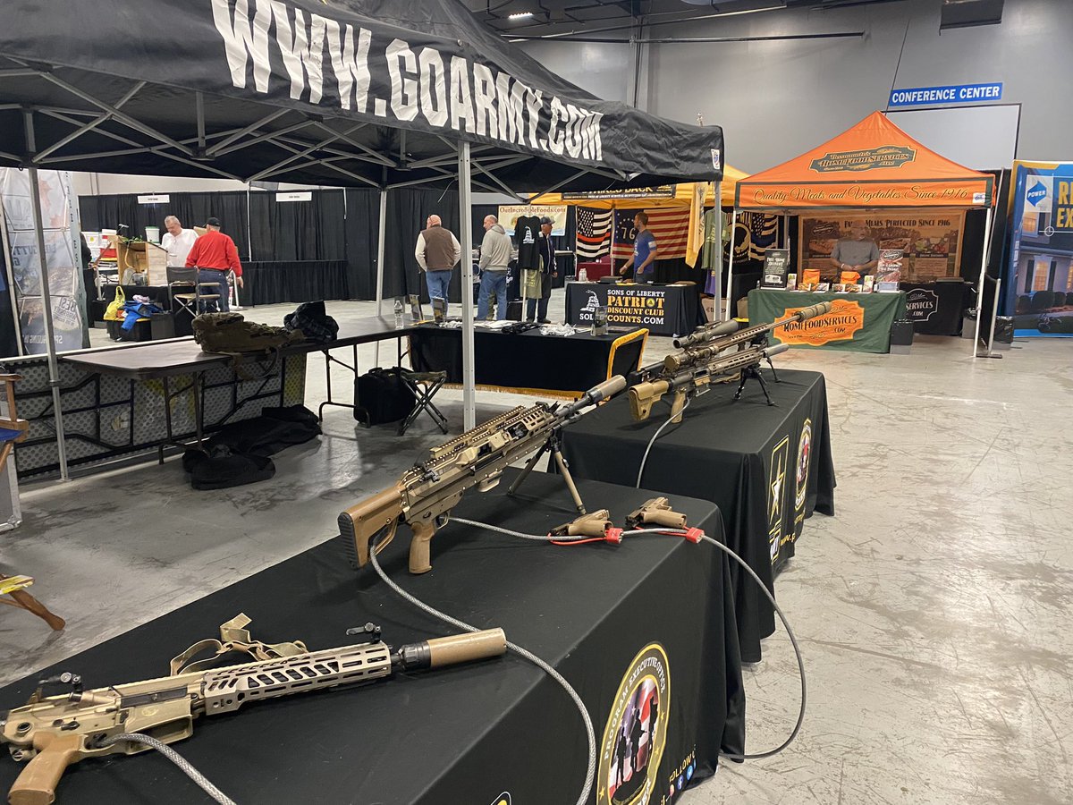 CPEGround's tweet photo. Showcasing lethality at the @NJSportShow in Edison, NJ. #teamsoldier https://t.co/tCdThYzZcY