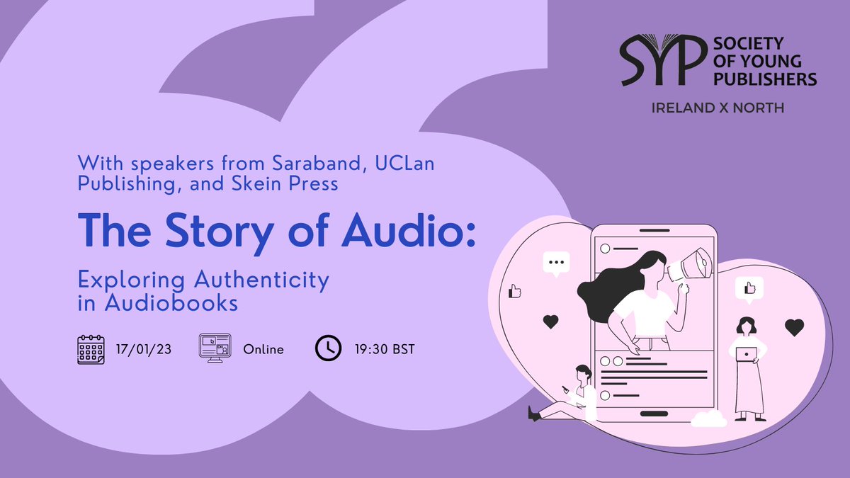 We are co-hosting our first event of 2023 with @SYPNorth! We'll be joined by Saraband Books, UCLan Publishing & Skein Press, where our panellists will discuss the importance of authors telling their stories in their own voice &/or dialect. Register here: us02web.zoom.us/webinar/regist…