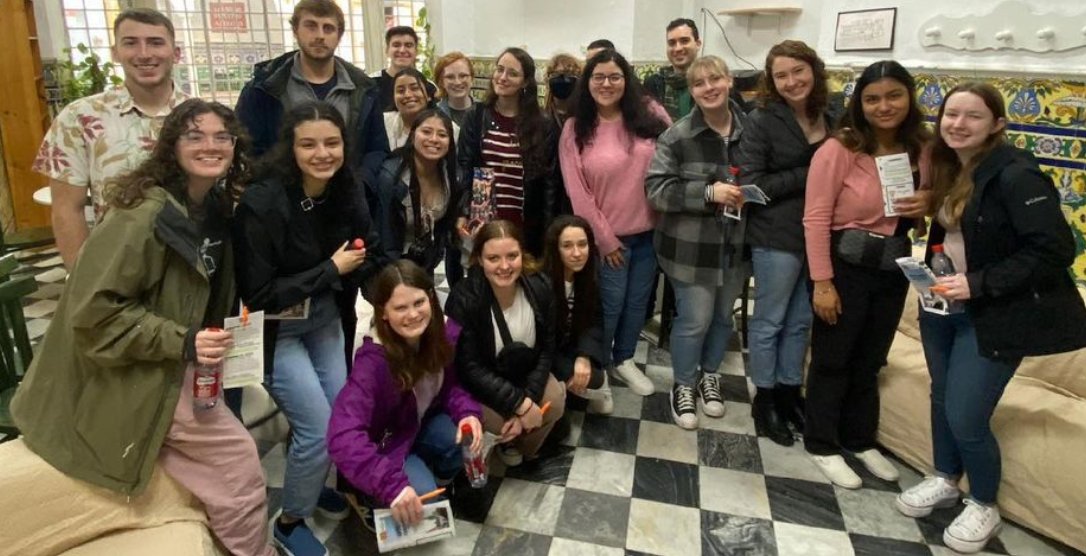 LinfieldUniv's tweet photo. #StudyAbroad Professor Tania Carrasquillo Hernández and a group of Linfield students are spending #JanTerm exploring the wonders of Spain’s art and political cultures. Learn more about Linfield's popular study abroad programs: https://t.co/RQiJV54XUg @LinfieldIPO #UncommonU https://t.co/8AYj6ryX6O