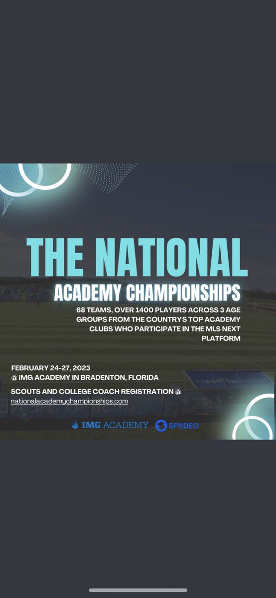 We are looking forward to participating in the NATIONAL ACADEMY CHAMPIONSHIP.
