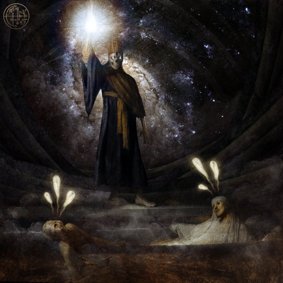 TheClayshaper's tweet photo. Where we're going, we won't need eyes to see.

✨ "The Lich" is a digital collage by the Clayshaper. Based on "The Raising of Lazarus" by Rembrandt circa 1630-1632.

📜 #clayshaper #rembrandt #eventhorizon #digitalcollage #lich #dungeonsanddragons #beautifulbizarre #darkart https://t.co/gS5mGDzN4g