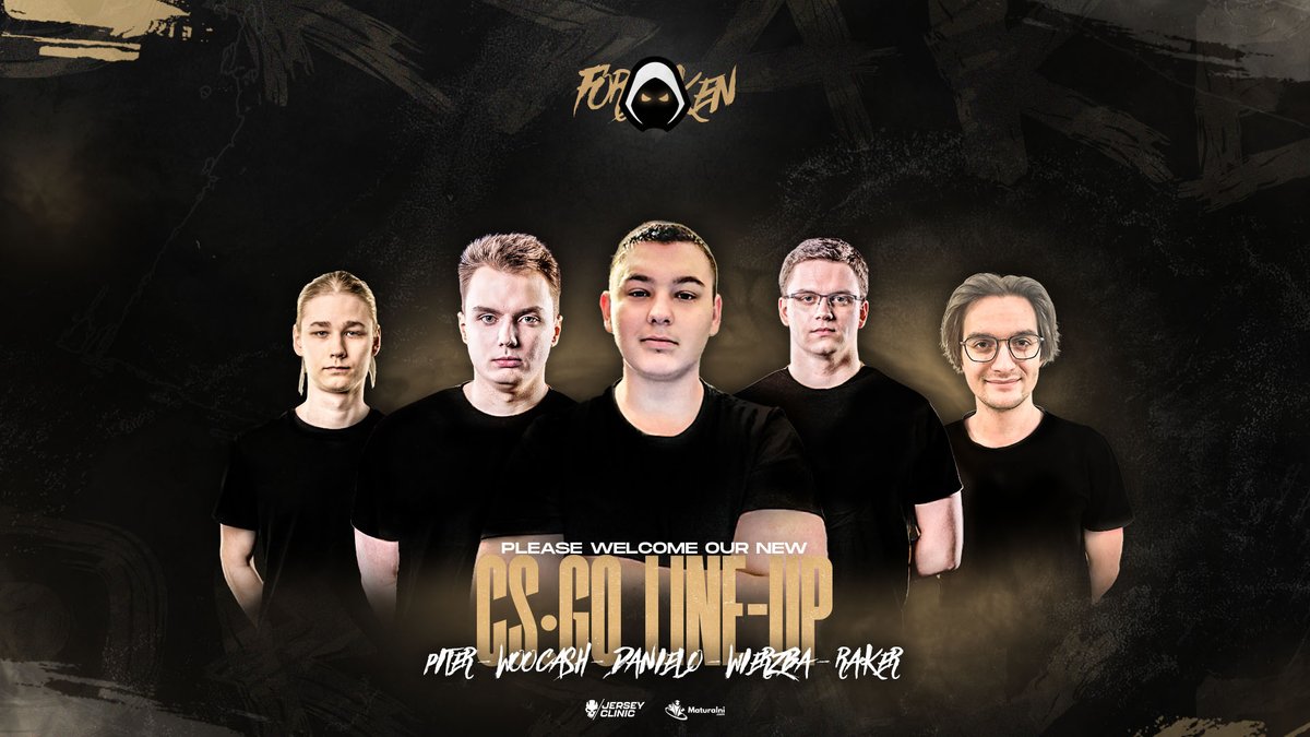 Forsaken (@_forsakengg_) on Twitter photo Powitajcie nasz CS:GO Line-up!
Będziecie mogli śledzić chłopaków w nowym sezonie <a href="/ESEA/">ESEA League</a> oraz <a href="/scleague_net/">SCL.GG</a>!
Witamy na pokładzie @P1teRcs <a href="/Woocashko/">Łukasz Olszowski</a> @dan1eloCSGO <a href="/wierzbacsgo/">Wierzba</a> <a href="/rakeR___/">rakeR</a> 👊 Powitajcie nasz CS:GO Line-up!
Będziecie mogli śledzić chłopaków w nowym sezonie <a href="/ESEA/">ESEA League</a> oraz <a href="/scleague_net/">SCL.GG</a>!
Witamy na pokładzie @P1teRcs <a href="/Woocashko/">Łukasz Olszowski</a> @dan1eloCSGO <a href="/wierzbacsgo/">Wierzba</a> <a href="/rakeR___/">rakeR</a> 👊