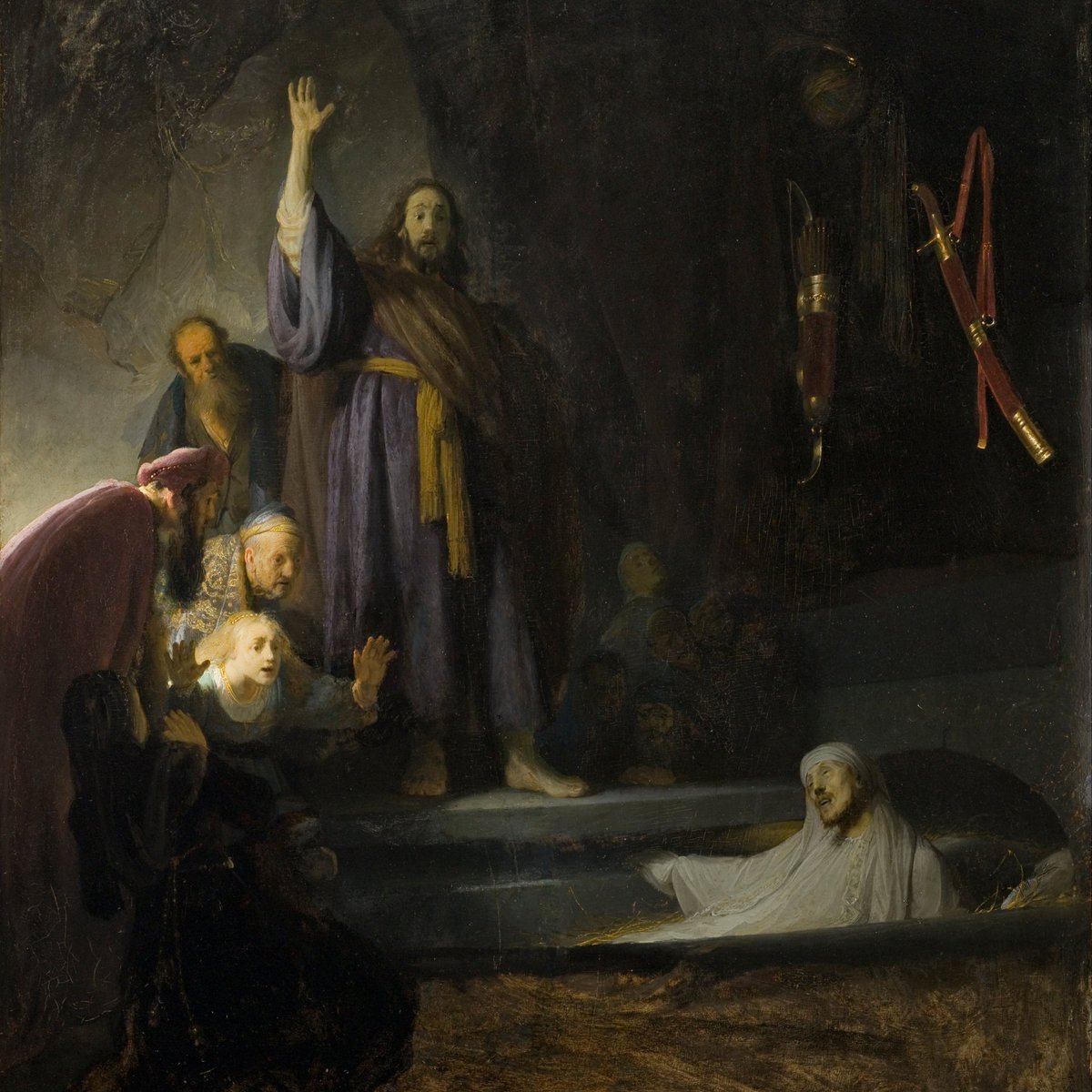 Where we're going, we won't need eyes to see.

✨ "The Lich" is a digital collage by the Clayshaper. Based on "The Raising of Lazarus" by Rembrandt circa 1630-1632.

📜 #clayshaper #rembrandt #eventhorizon #digitalcollage #lich #dungeonsanddragons #beautifulbizarre #darkart