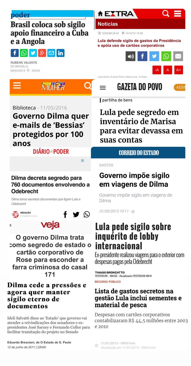 <a href="/carlosfportinho/">Carlos Portinho</a> <a href="/Alicia20222005/">💙💛💚🇧🇷Alicia</a> Queremos o fim desses sigilos aí também...