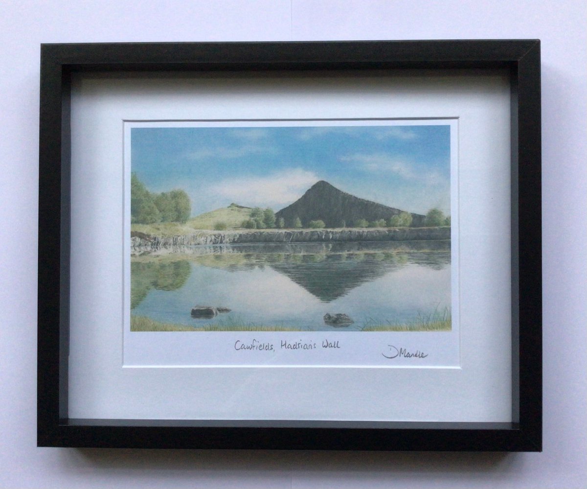 Excited to share the latest addition to my #etsy shop: Cawfields, Hadrian’s Wall etsy.me/3CIETv8 #landscapescenery #pencildrawing #northumberland #artprints #hadrianswall #framedprints #northumberlandart #landscapedrawings #northumberlandprint