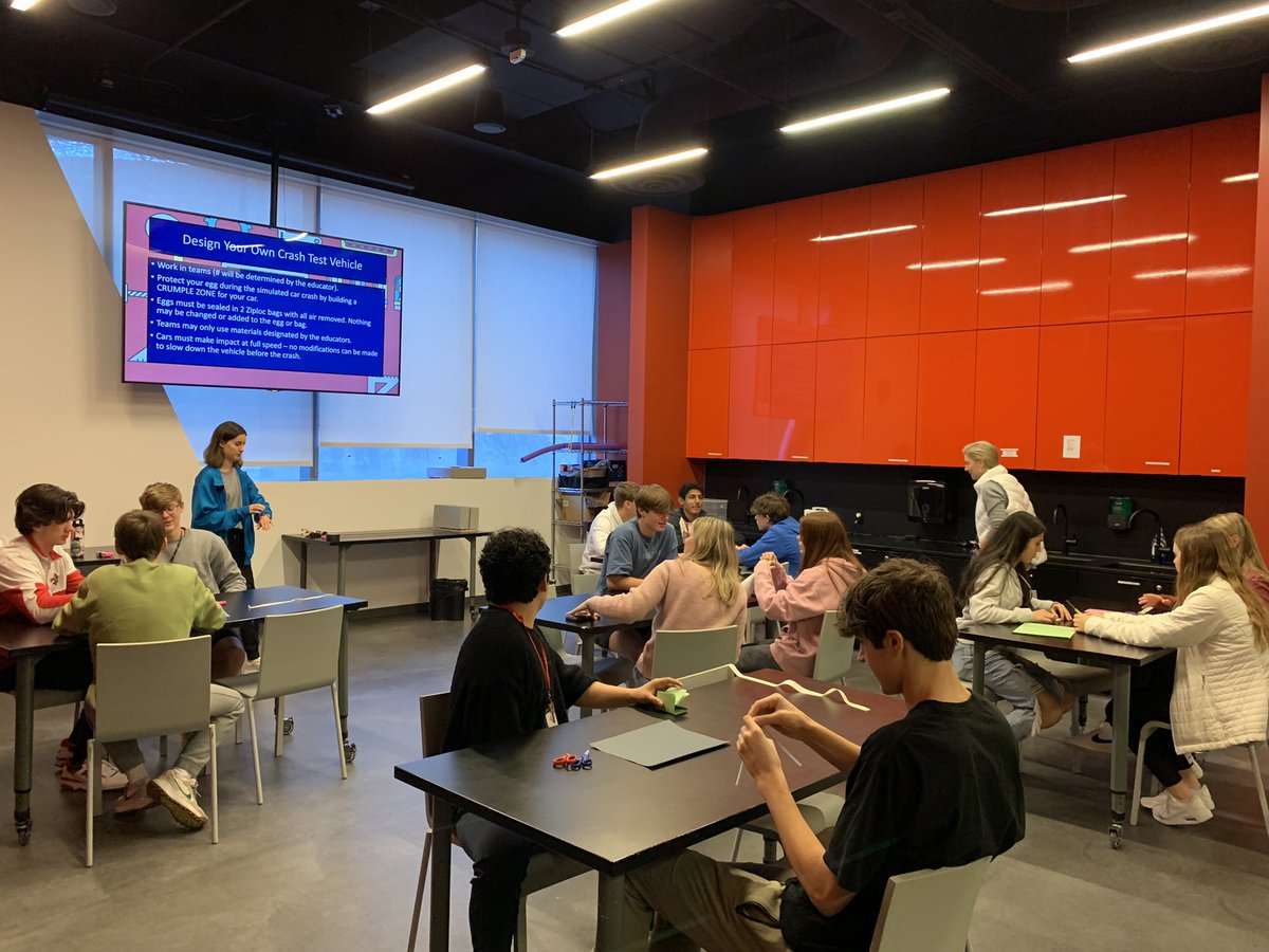 GHS STEM kiddos having a great time at the <a href="/PerotMuseum/">Perot Museum</a> today