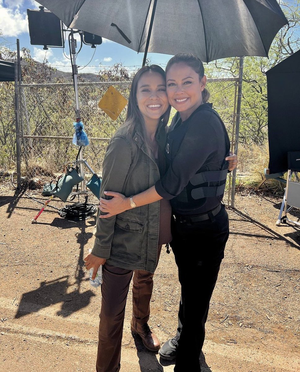 Behind the scenes from the crossover of Maya Stojan, who played Morgan Miller! #NCIS #NCISLA #NCISHawaii #NCISCrossover