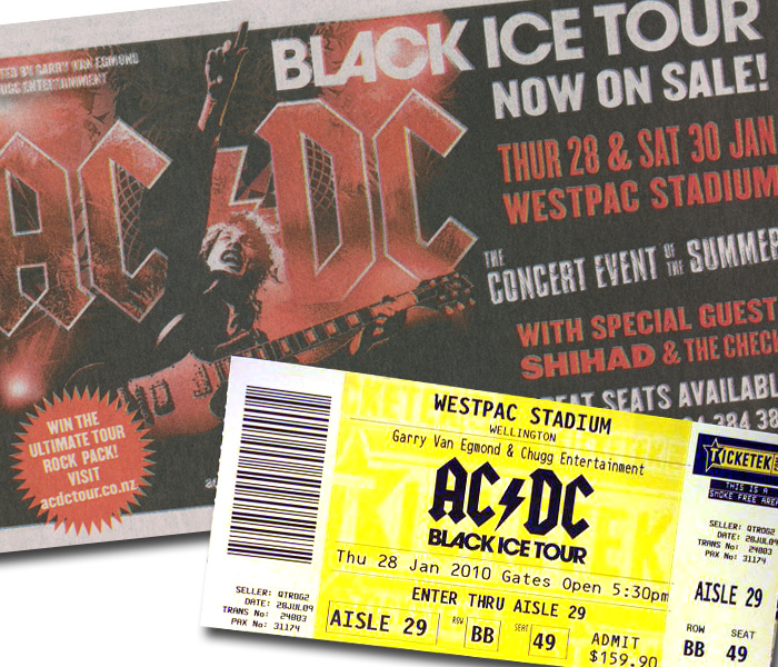 AC/DC X:ssä: ”OTD 2010 - First date of the Australian/New Zealand