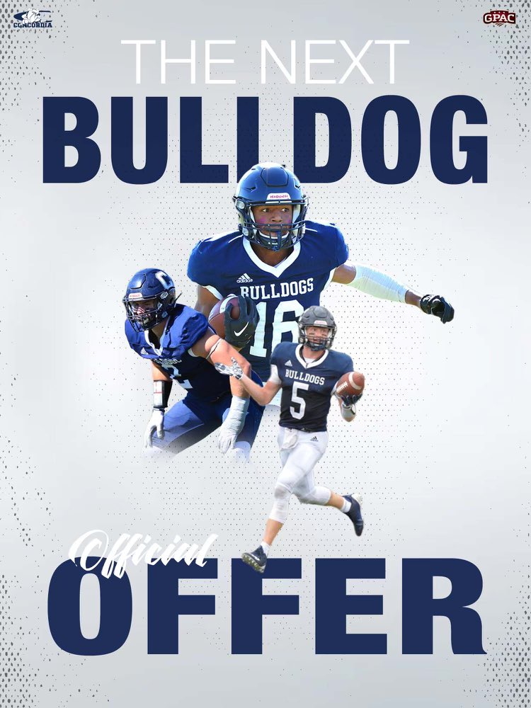 After a great visit and conversation with <a href="/PatrickDaberkow/">Patrick Daberkow</a> I am extremely blessed to recieve an offer from <a href="/CUNEFootball/">CUNE Football</a>. Thank you for this amazing opportunity!