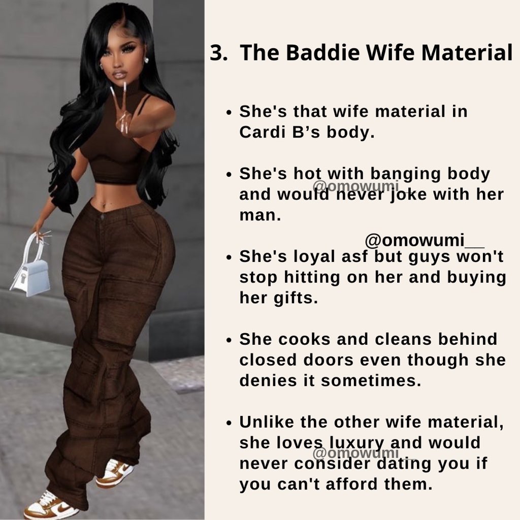 Omoowumi__'s tweet photo. Different Types Of Nigerian Girlfriends 

(A Thread) https://t.co/yTM6aoCkUY