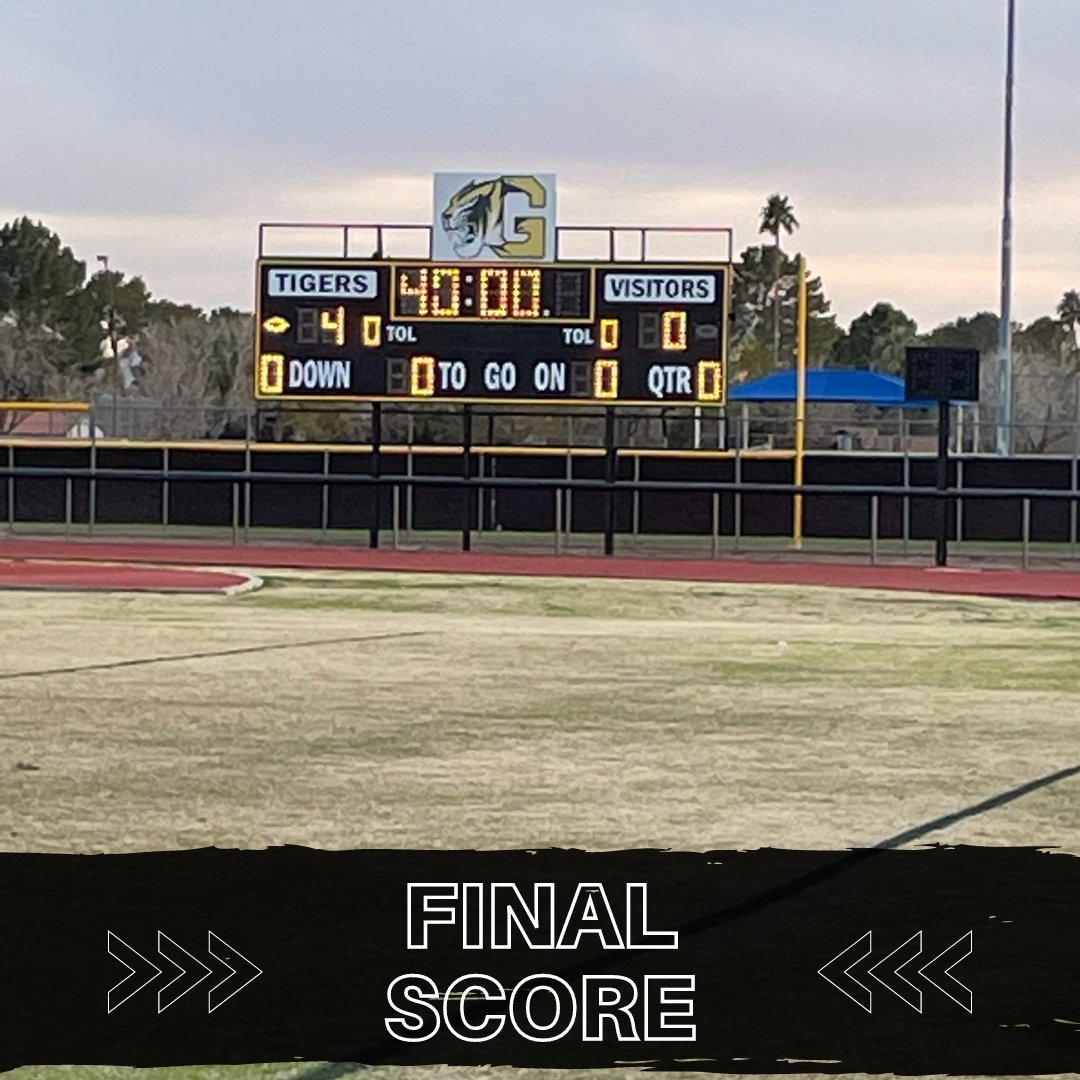 The Junior Varsity team played Skyline last night at home. It was a great all around game from the team! JV won 4-0!

The next JV game is today at Campo Verde. Kickoff is at 4pm.

Good luck Tigers!
#TigerStrong