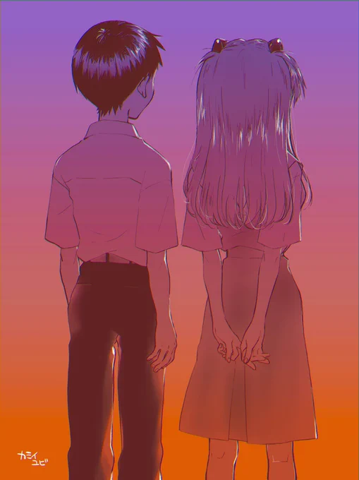派手というかうるさい?#絵を彩度100にすると超派手 