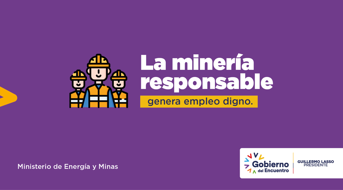 mineriaecuador's tweet photo. La minería responsable brinda oportunidades de crecimiento económico, social y tecnológico a las comunidades de las zonas de influencia.
#IndustriaMineraSostenible #MineríaBienHecha https://t.co/i1hQjYuwO8