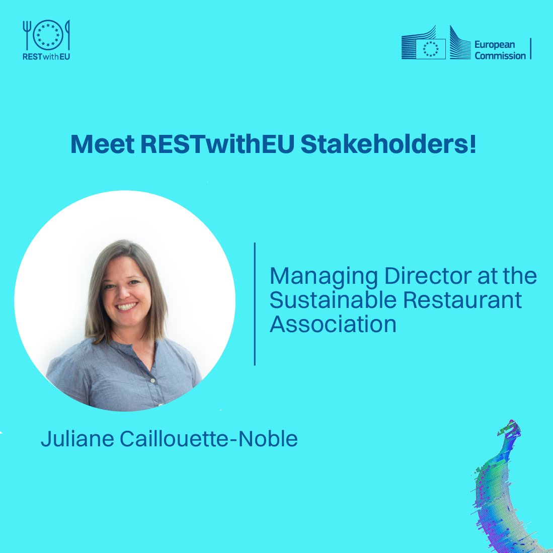 RESTwithEU's tweet photo. Juliane Caillouette Noble, Managing Director at @the_SRAย . She is focused on growing the impact of the SRA around the world and she will join us at our #StakeholderWorkshop in Lyon!ย
#restaurants #europeanunion #network #sustainable #SRA #development #clara #foodmadegood https://t.co/Txw9xqz00S