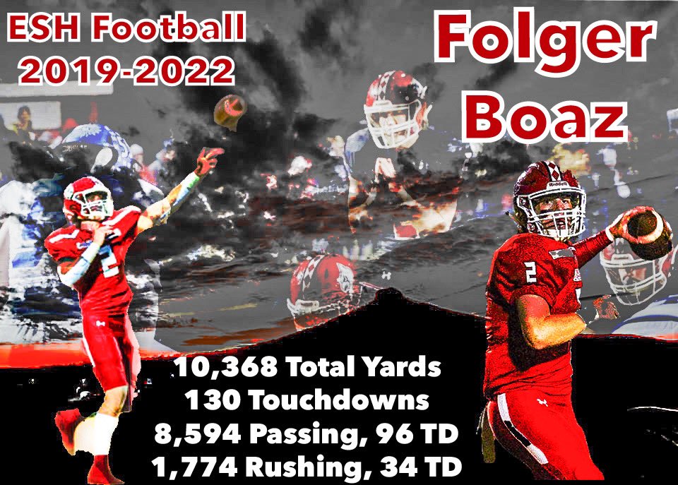The amount of additions to the <a href="/NCHSAA/">NCHSAA</a> Football Record book I just typed up for <a href="/BoazFolger/">Folger Boaz</a> is CRAZY!!  Dude could play, and DID!!  @ES_CardinalsFB