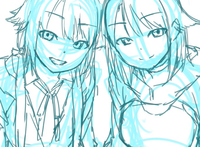 10周年絵、8年ぶりに初期ナナちゃんを描くということで周年らしさを演出していく 