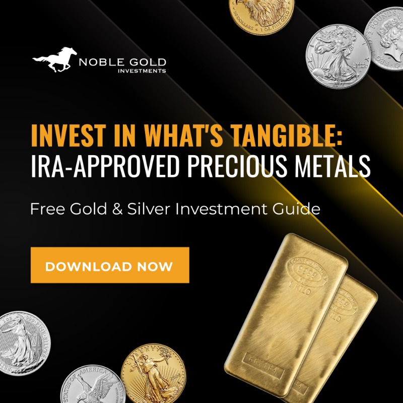 NobleGoldIRA's tweet photo. Right now, people across the country are looking for a more sure way to protect their wealth &amp; retirement savings.

Opening a Gold &amp; Silver IRA helps safeguard your financial future with inflation-proof precious metals. Download our free guide &amp; learn our top recommendations
