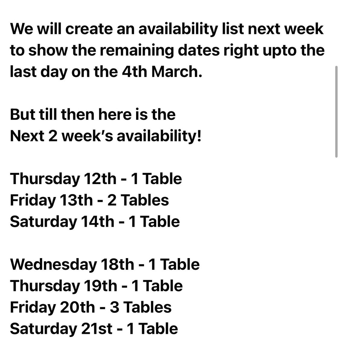 WhiteRabbitTod3's tweet photo. “BONKERS”

We want to share a truly heartfelt Thanks to everyone’s kind words - it makes it all a little bit easier to swallow.

We have been non stop with bookings we are working our way through and getting everyone in.

Robyn 🐇💕 https://t.co/3PdnlwkZnt
