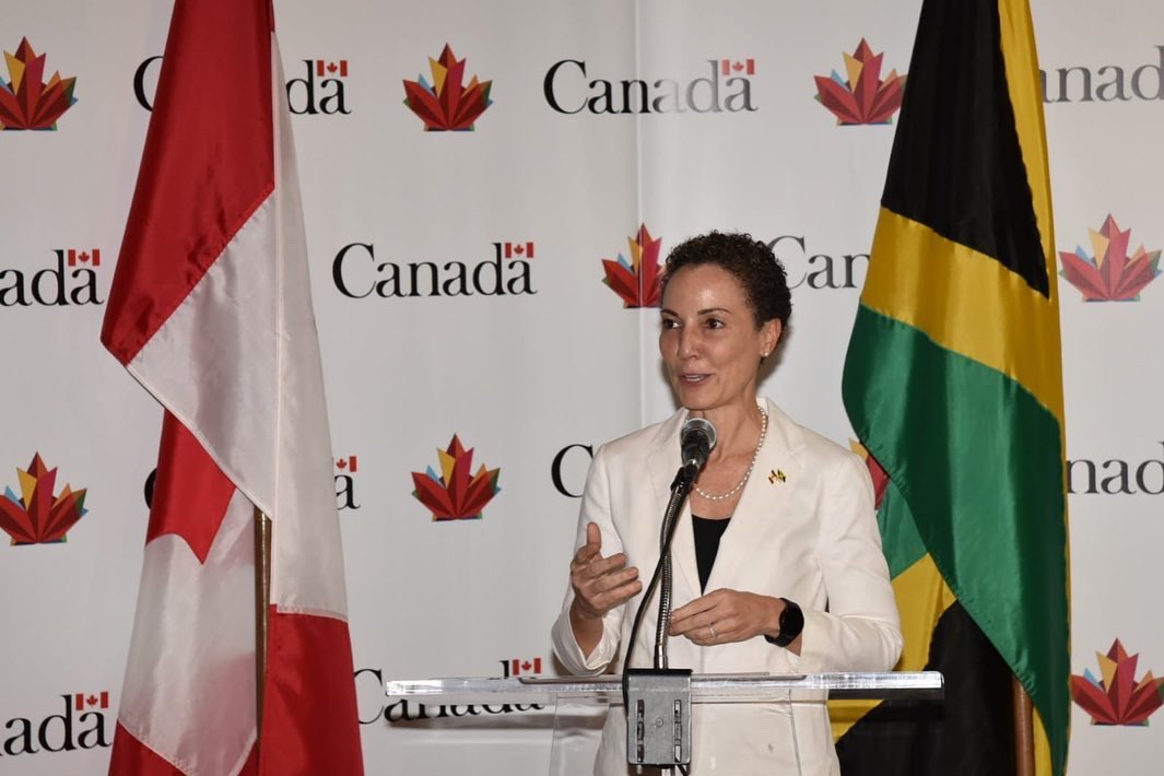 “🇨🇦has been one of Jamaica’s longstanding, bilateral partners. The #DevelopmentCooperationProgramme  we proudly celebrate today is an example of what can be achieved when we #worktogether.”-Hon @KaminaJSmith, Foreign Minister @ reception for 60yrs of 🇨🇦-🇯🇲DevelopmentCooperation