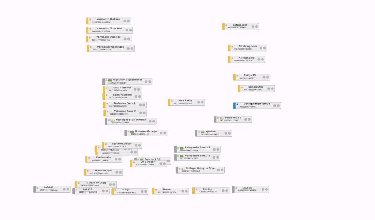 sbarmen's tweet image. Seems I f#$% up ny zigbee network ... going to be a long evening... #deconz #homeassistant So I guess today will be the day I move to #zigbee2mqtt