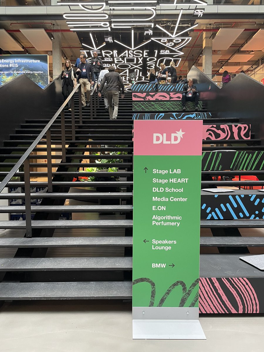 KateOdna's tweet photo. What can be more exciting than getting back to @DLDConference after 3 years . Ready for great and inspiring presentations #DLD23 #beyondnow https://t.co/xDjOVToVX5