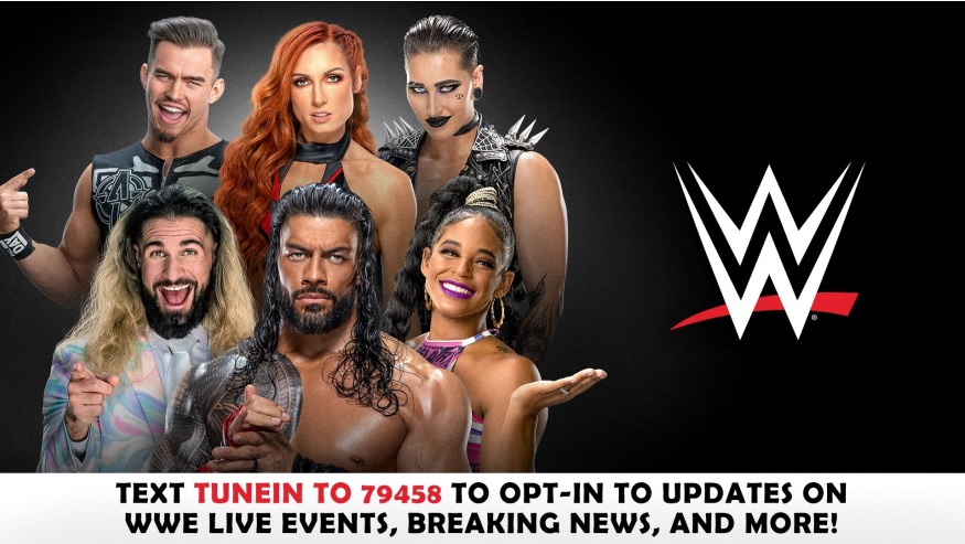 WWE Universe! Want to be the first to receive exclusive news straight from WWE? Text “TUNEIN” to 79458 and become a part of a private WWE SMS group. Learn more: bit.ly/3kc4W7O #WhereChampionsWork