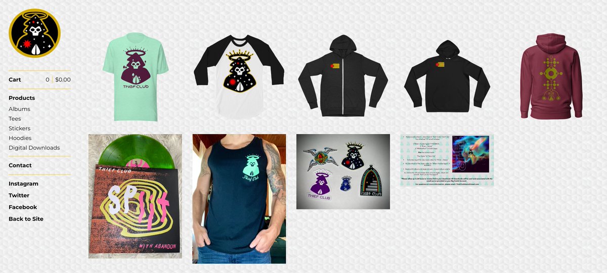 New shirts &amp; Hoodies are live at thiefclub.bigcartel.com