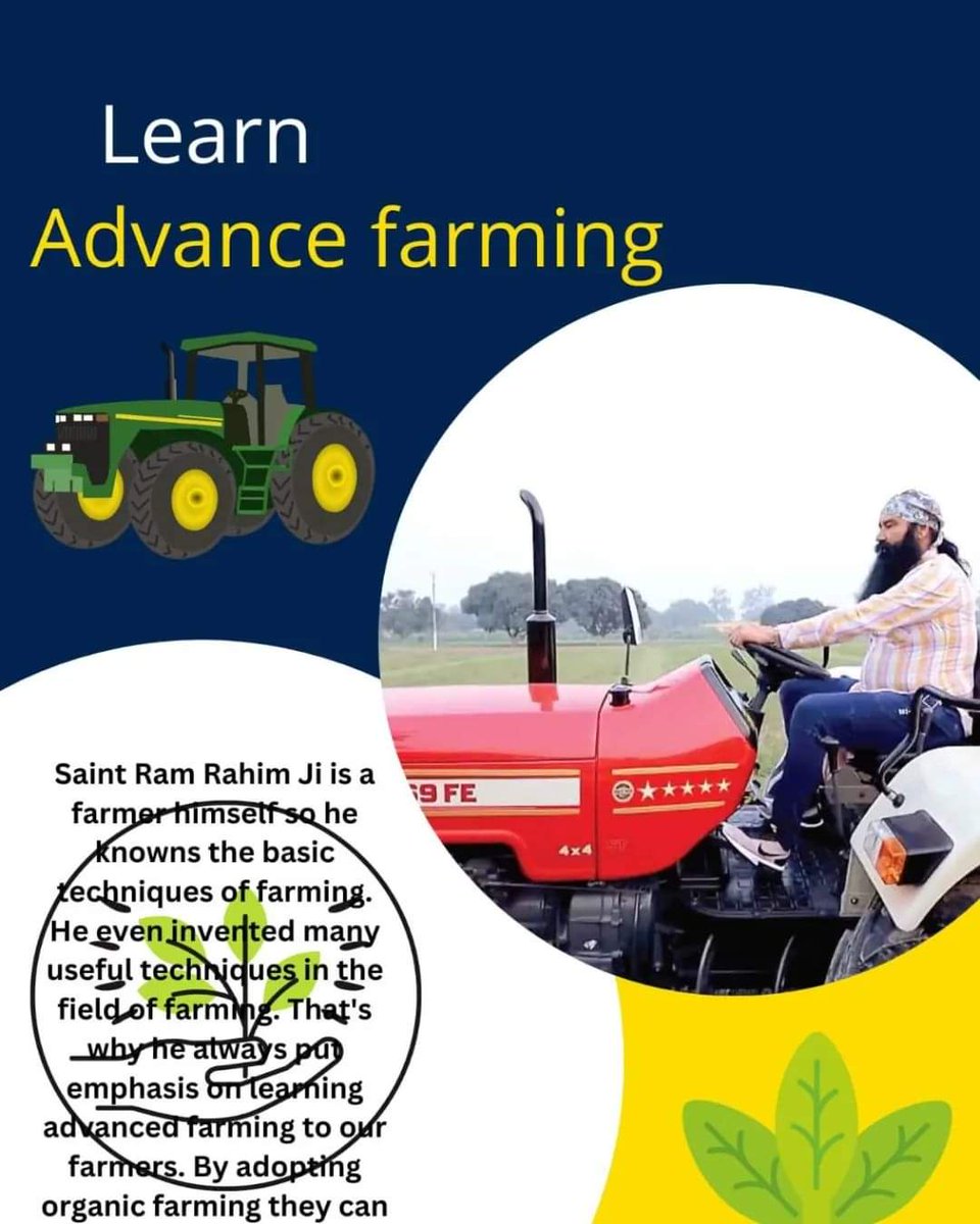 shyam_madaan's tweet image. #FarmingTips
#FarmingTipsBySaintMSG
#FarmingGuide
#BecomeASmartFarmer
#LearnAdvanceFarming
#OrganicFarming 
#SaintDrMSG
#BabaRamRahim
#DeraSachaSauda
#SaintDrGurmeetRamRahimSinghJi
#GurmeetRamRahim
#RamRahim
Saint Dr Gurmeet Ram Rahim Singh Ji Insan